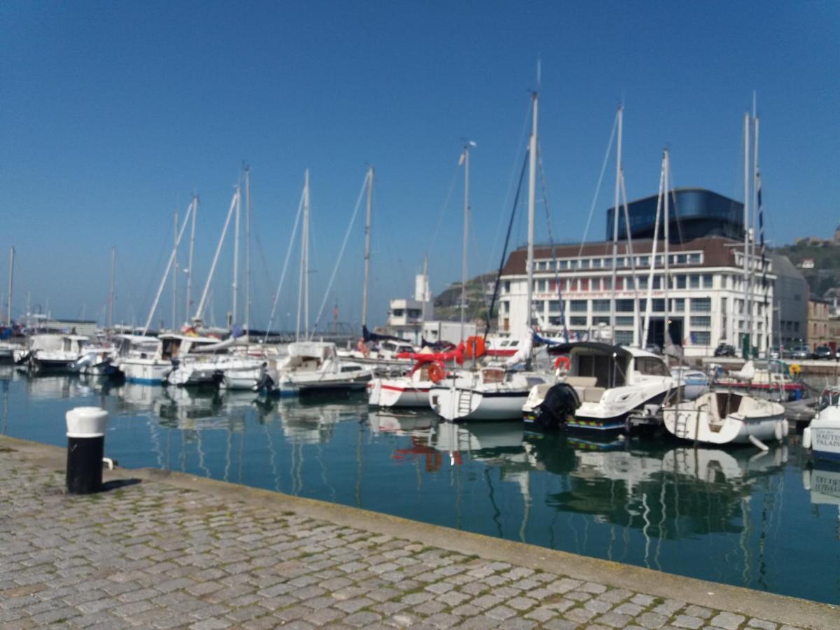 Le Welcome Vue Port Appartement Plain Pied Fécamp Exterior foto